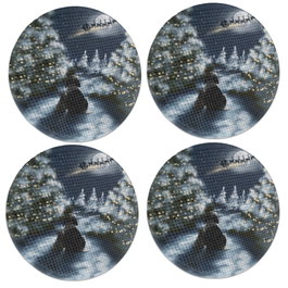 Hermia Manteles Individuales Multicolor Pack de 4